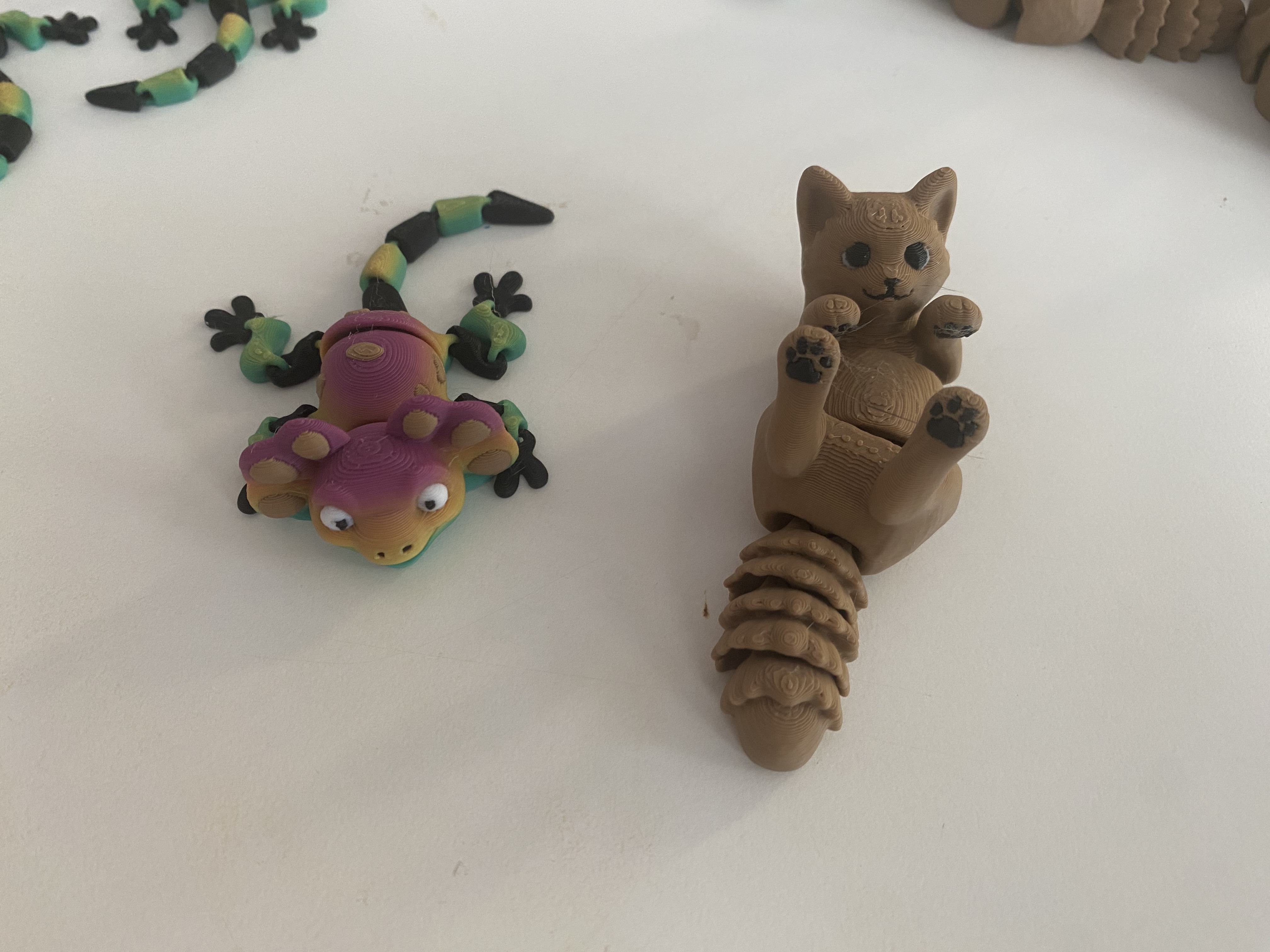 Custom 3D printed toys and figurines